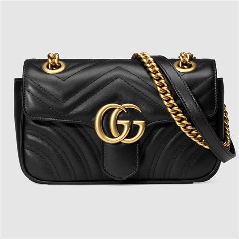 gucci leather marmont|gucci marmont leather shoulder bag.